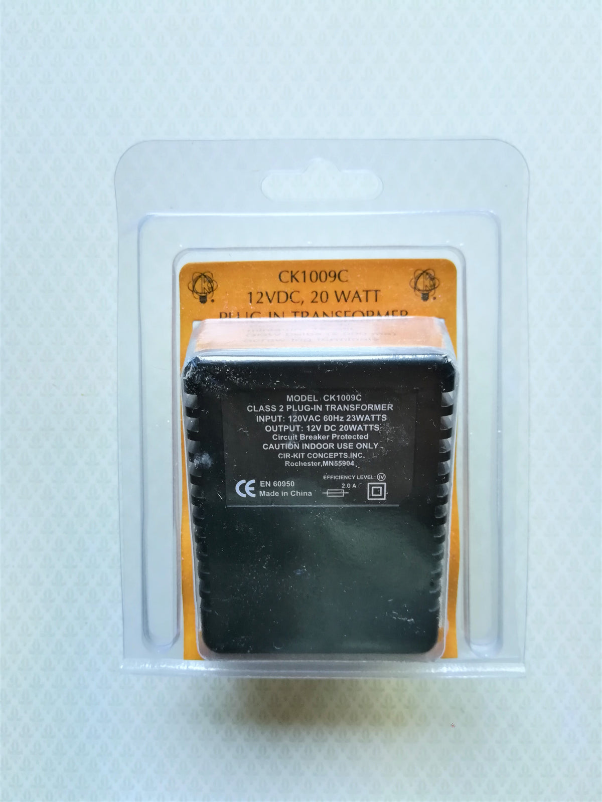 Dollhouse Transformer Cir-Kit 20 Watt 12volt 33 Bulb Capacity Med to Lg Houses