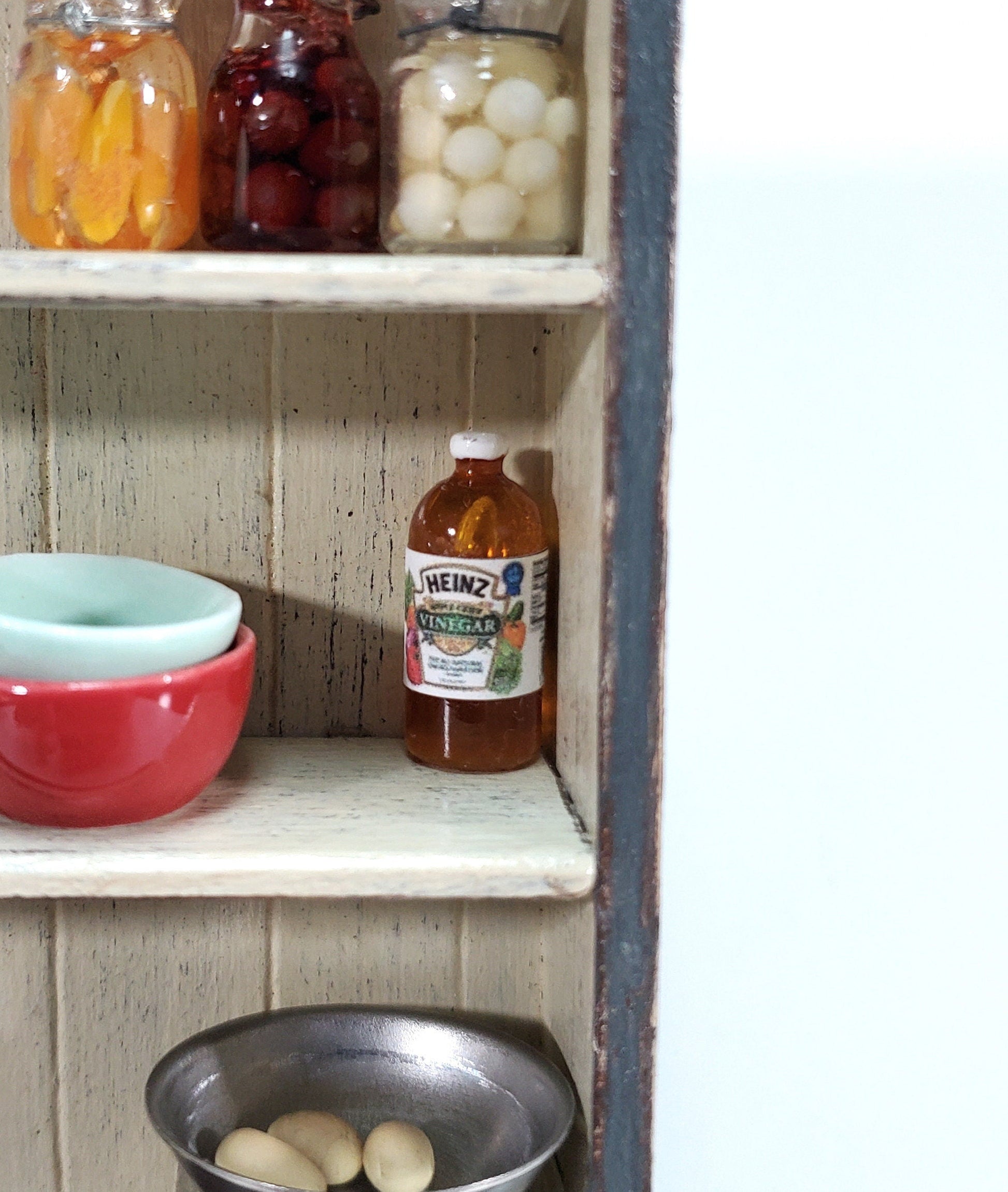 Miniature Apple Cider Vinegar 1:12 Scale Miniature Food Groceries Kitchen
