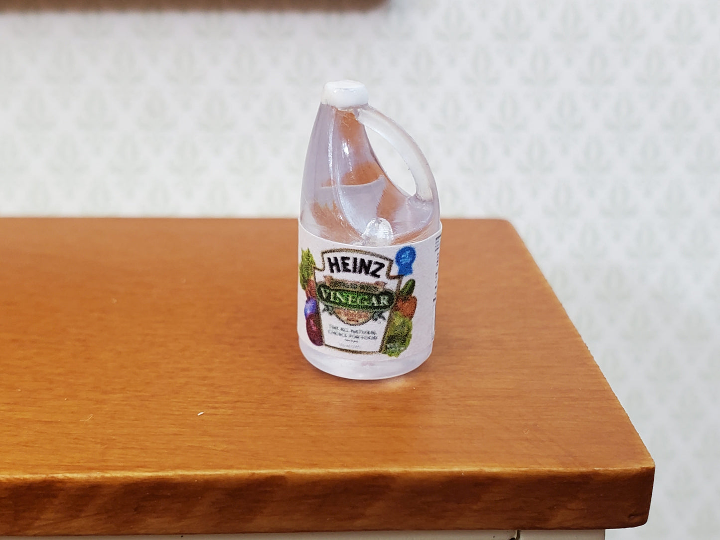 Dollhouse Vinegar Distilled Gallon Jug Bottle 1:12 Scale Miniature Groceries