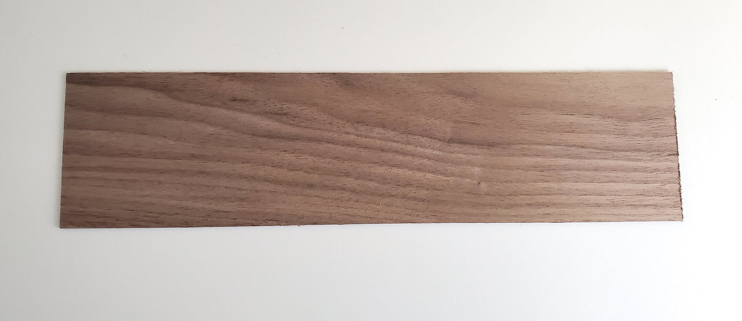 Walnut Wood Sheet Plank Thin 1/16" x 3" x 12" long Sanded Kiln Dried Woodworking
