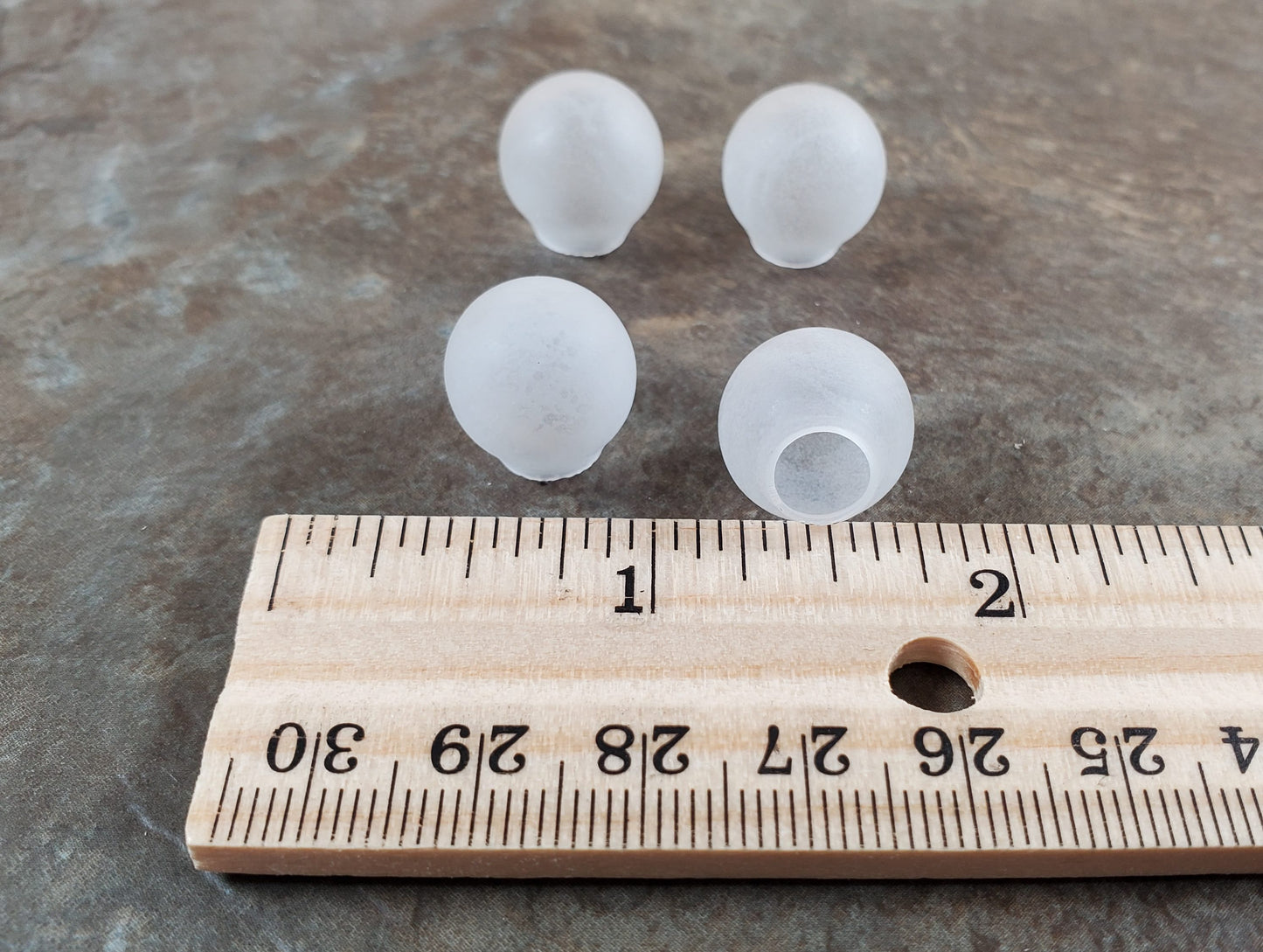 Dollhouse Frosted Glass Globes Shades 1:12 Scale Miniature DIY Lights MH686
