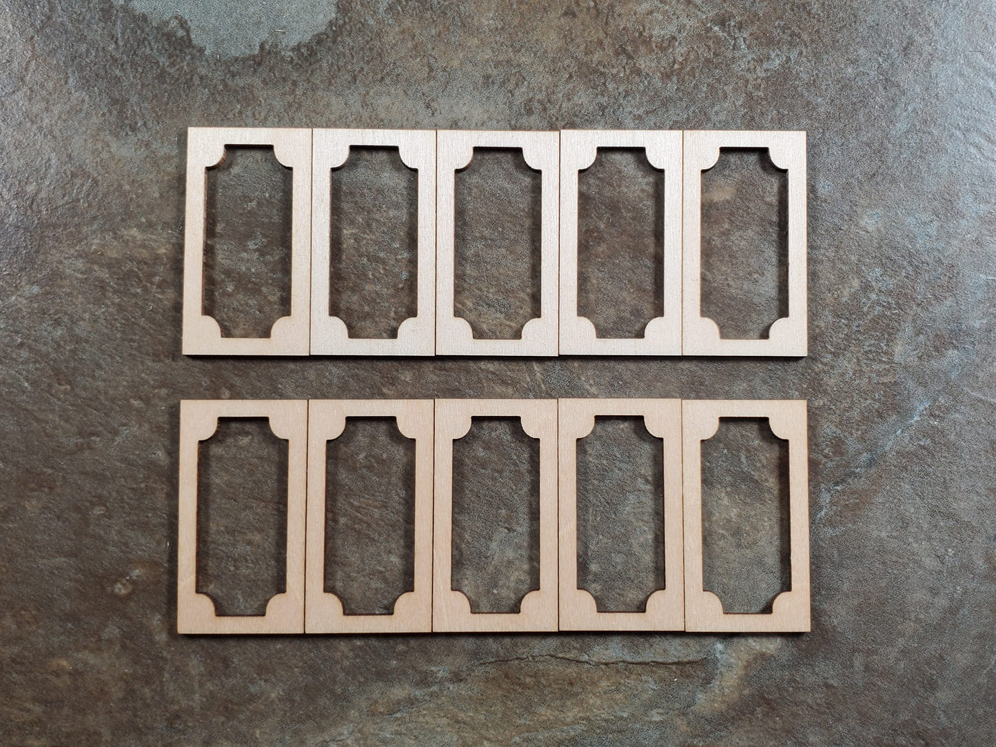 Dollhouse HALF SCALE Wall Panels 1 Layer Classic Style x10 1:24 Scale 1.5" Tall