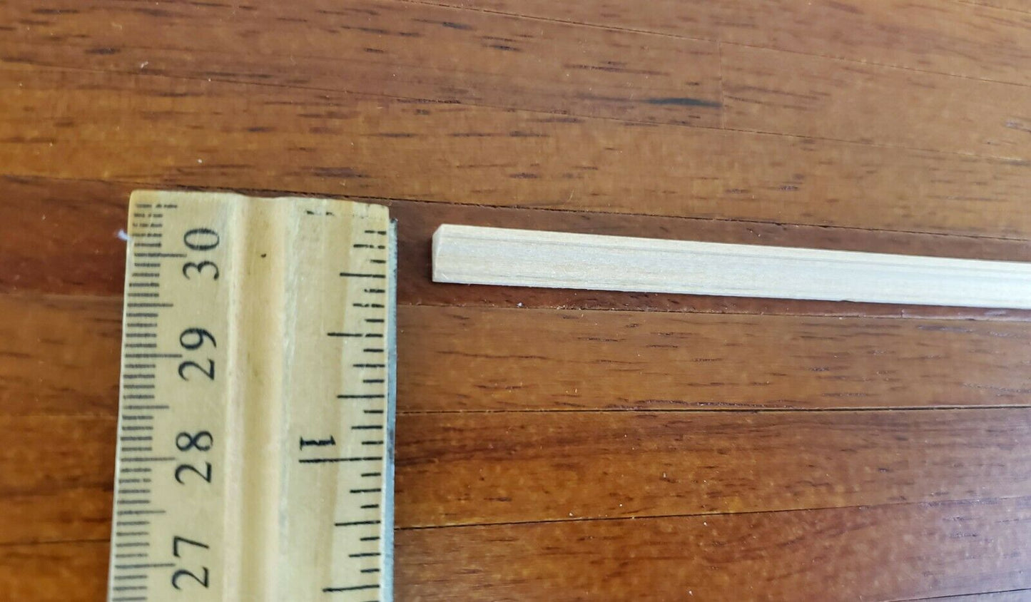 Dollhouse Miniature Half Scale Crown Cornice Molding Trim 5 Pieces 18" long 1:24
