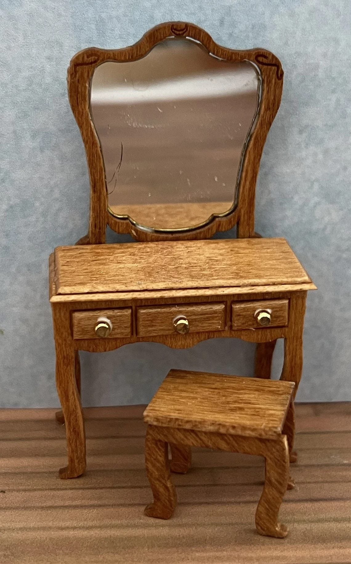 Dollhouse HALF SCALE Furniture KIT DIY Victorian Dressing Room 1:24 Miniatures