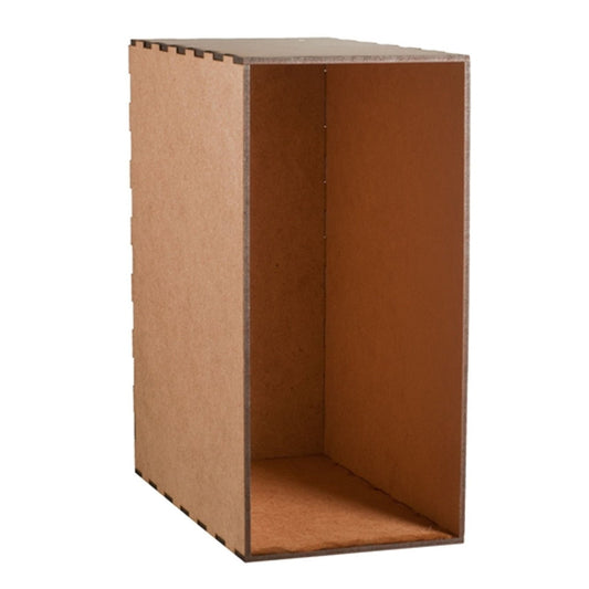 Book Nook Room Box DIY Kit 9 3/8" tall x 8" Deep x 4 1/2" Wide MDF - Miniature Crush