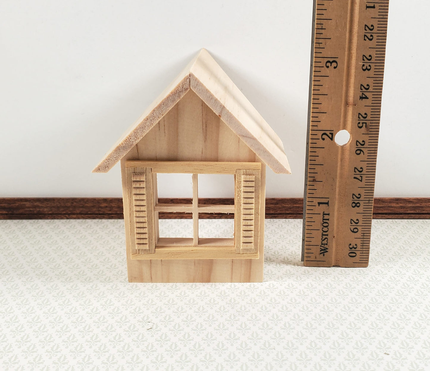 Dollhouse HALF SCALE Dormer Window Traditional Style 1:12 Scale Houseworks H7002