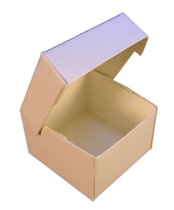Dollhouse White Cake Box 1:12 Scale Miniature Food Kitchen