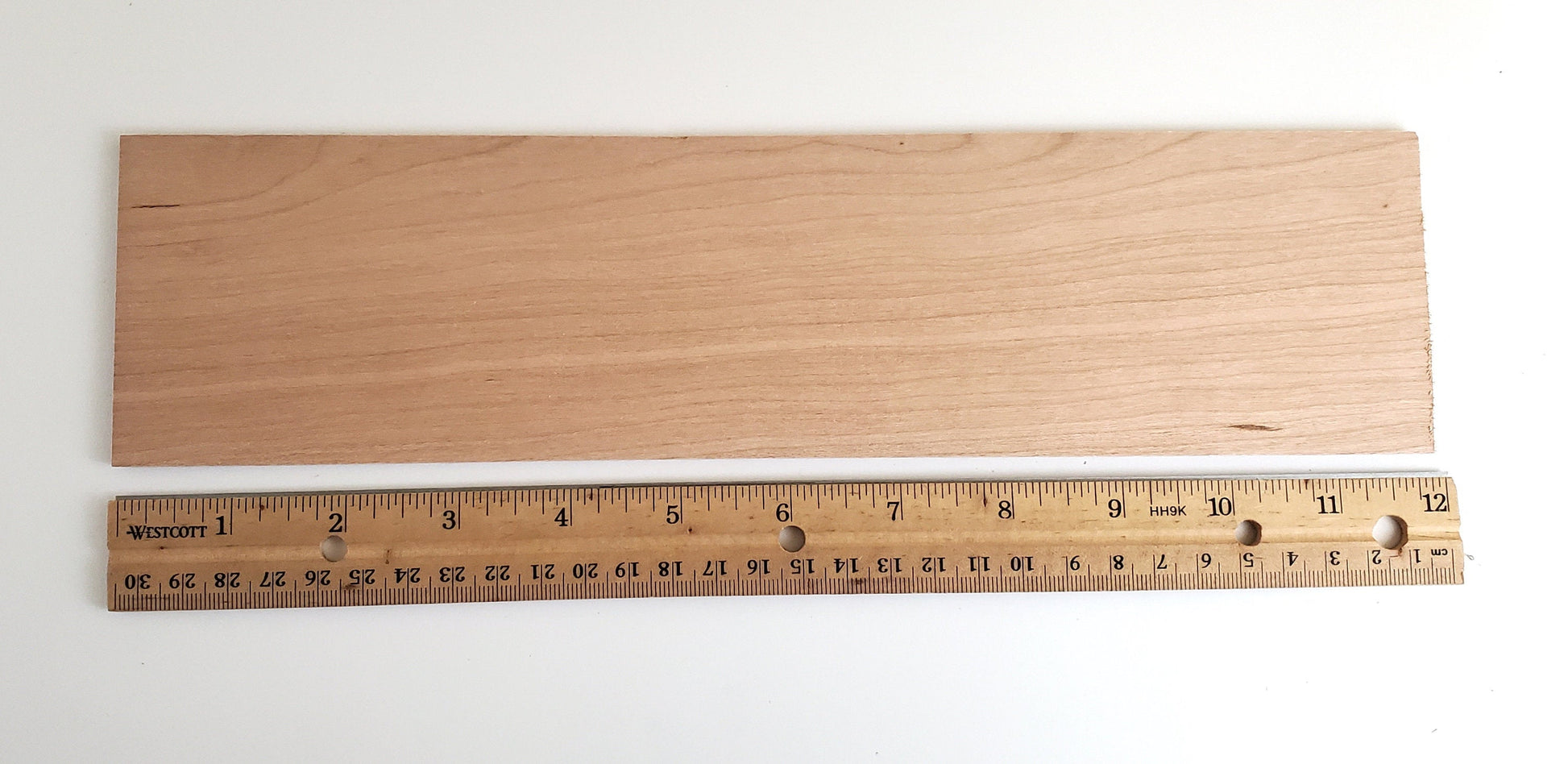 Cherry Wood Slat Plank 1/8" Thick x 3" Wide x 12" Long Kiln Dried Woodworking