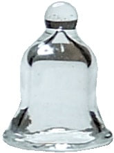 Dollhouse Clear Glass Display Bell or Cloche Small 1:12 Scale Miniature