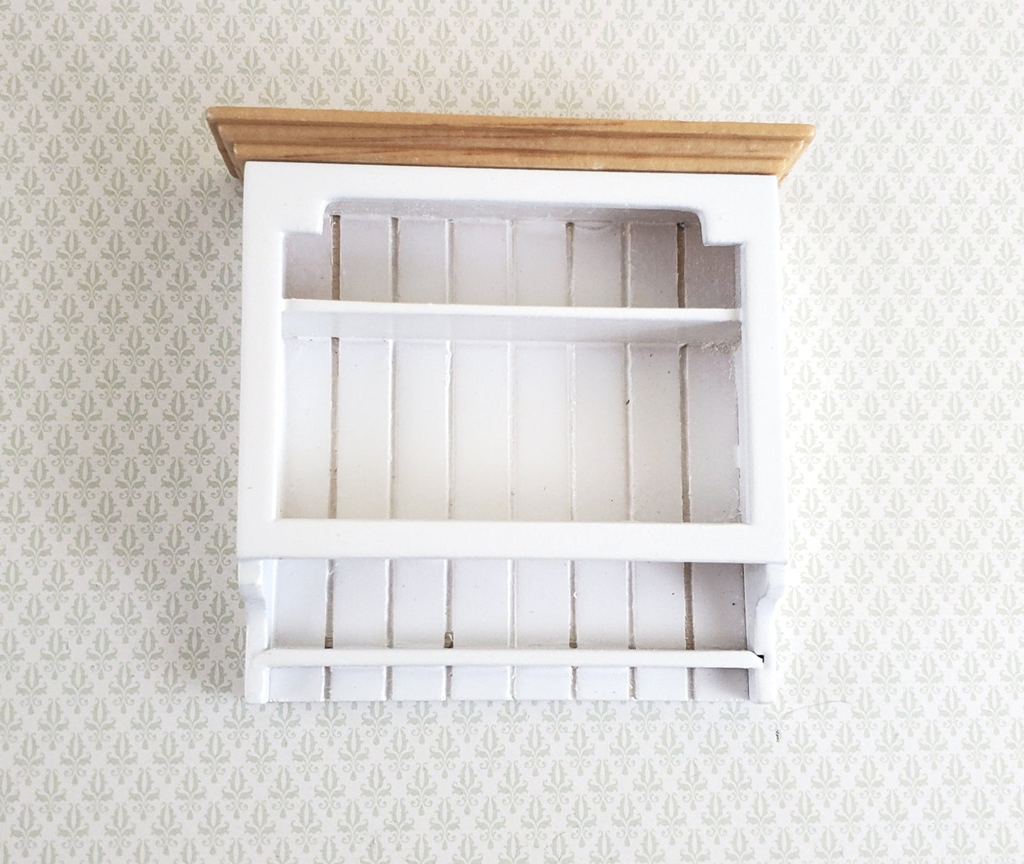 Dollhouse Miniature Hanging Shelf White 1:12 Scale Kitchen Bathroom Furniture