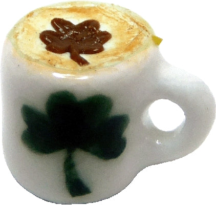 Dollhouse Shamrock Espresso Coffee 1:12 Scale Miniature Food Drink