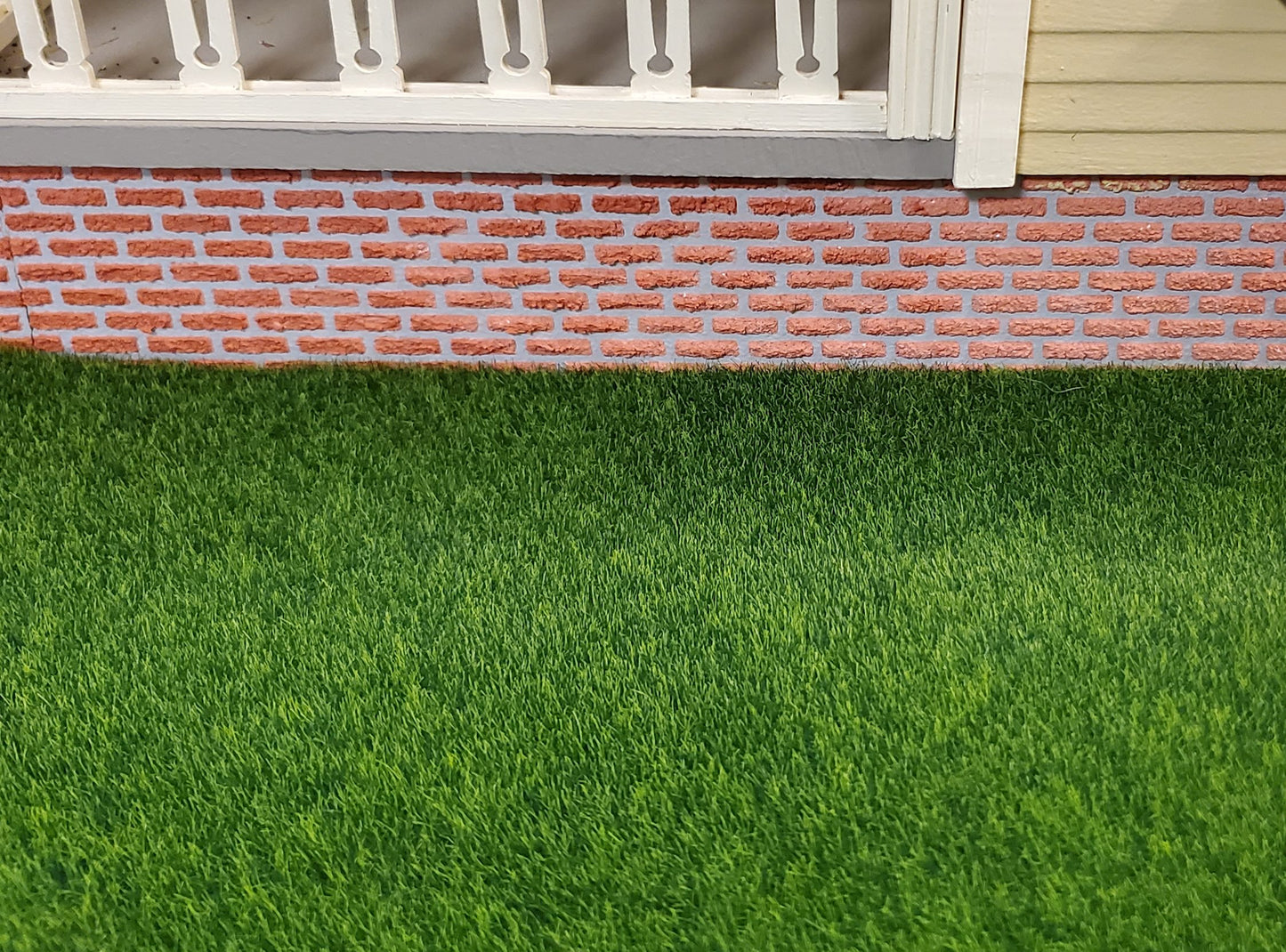 Miniature Lawn Grass Square Dollhouse Yard Gardens Model Scenery 11 3/4" x 12"
