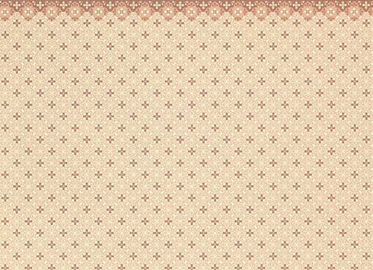 Dollhouse Wallpaper Brodnax Edwardian "Nellie" 1:12 Scale Miniature