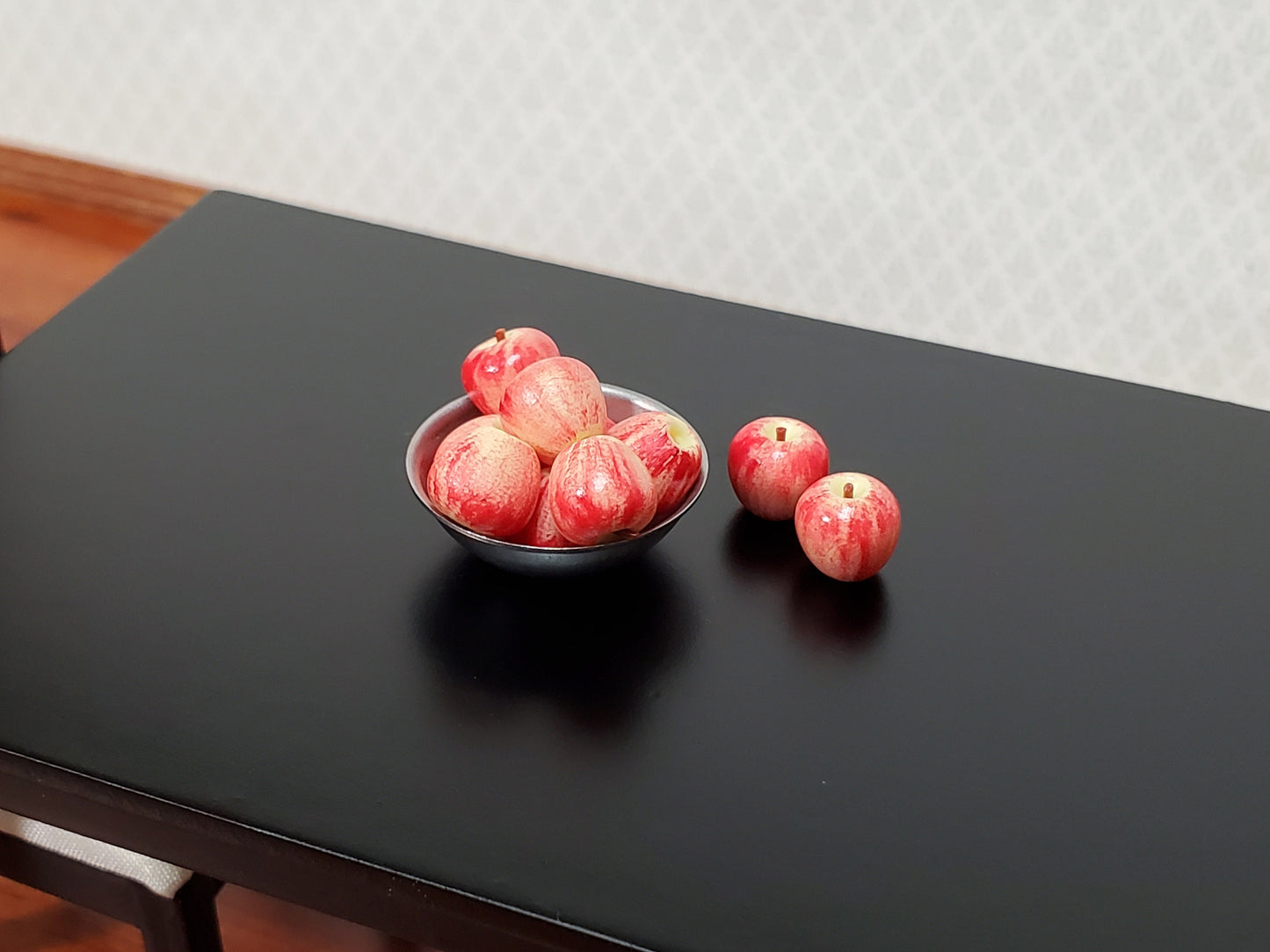 Dollhouse Red Apples Set of 10 1:12 Scale Miniatures Kitchen Food Groceries