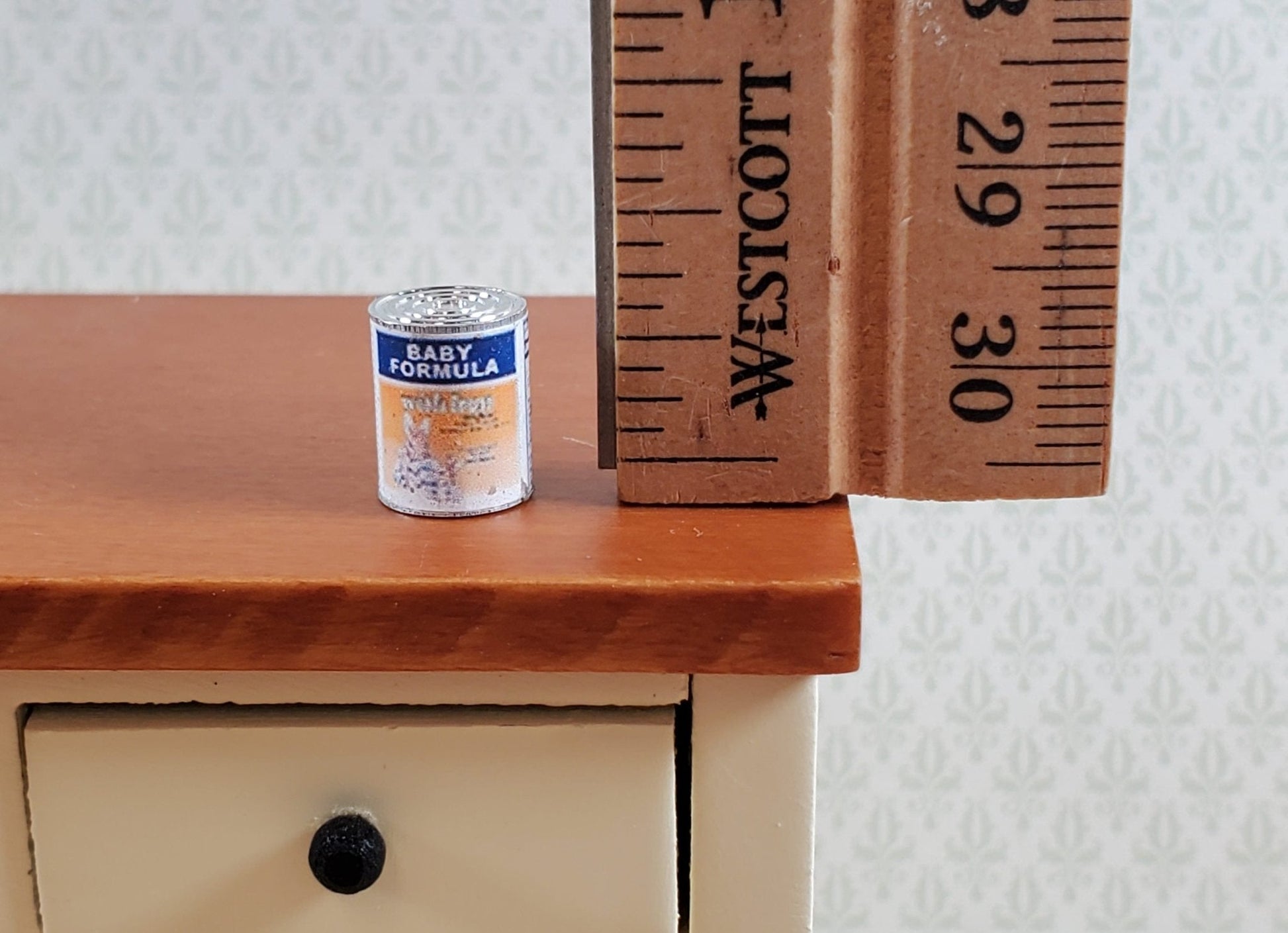 Dollhouse Baby Formula Metal Can Modern Miniature 1:12 Scale Kitchen Food - Miniature Crush