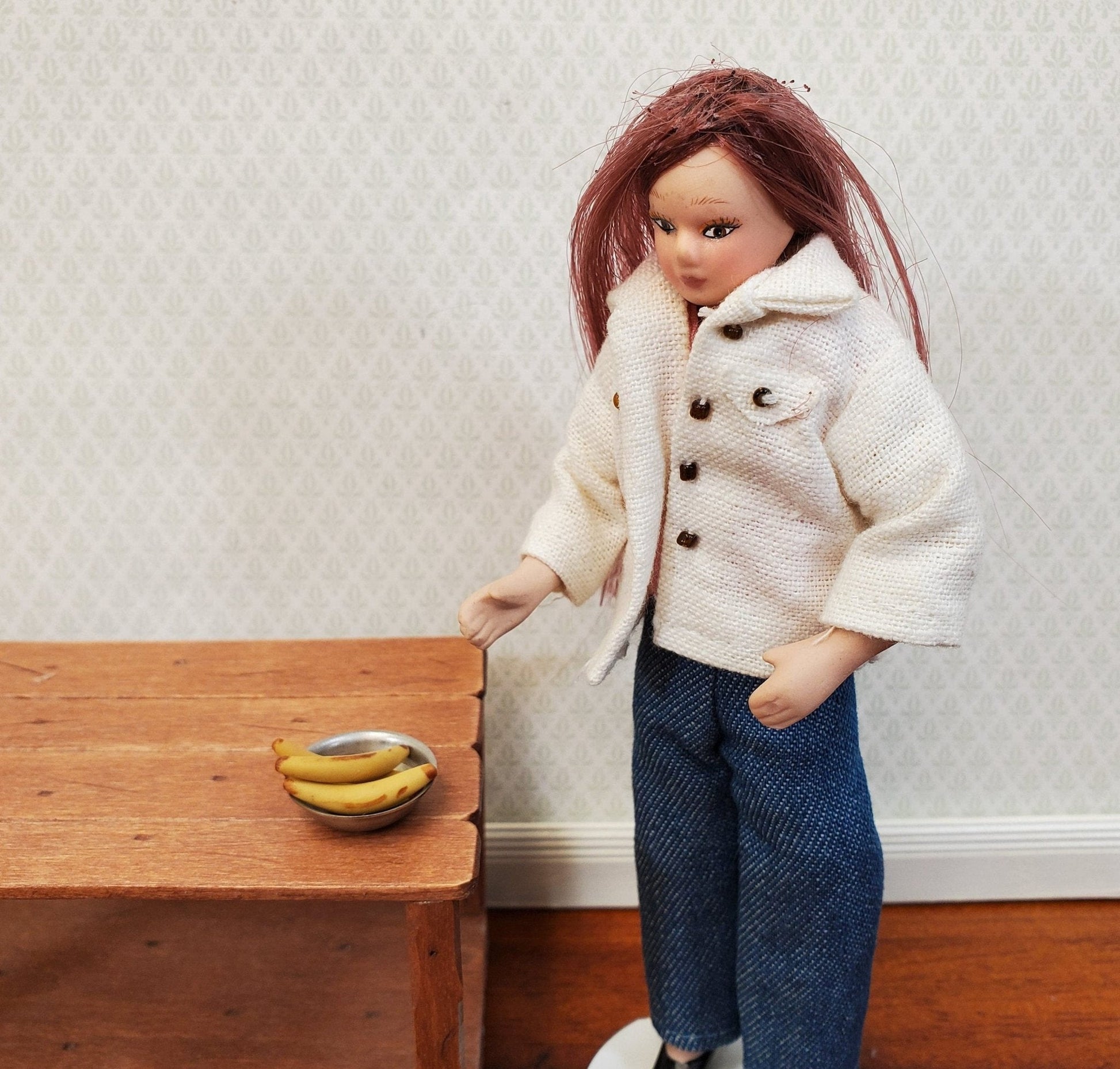 Dollhouse Bananas Set of 4 1:12 Scale Miniature Kitchen Food Fruit - Miniature Crush