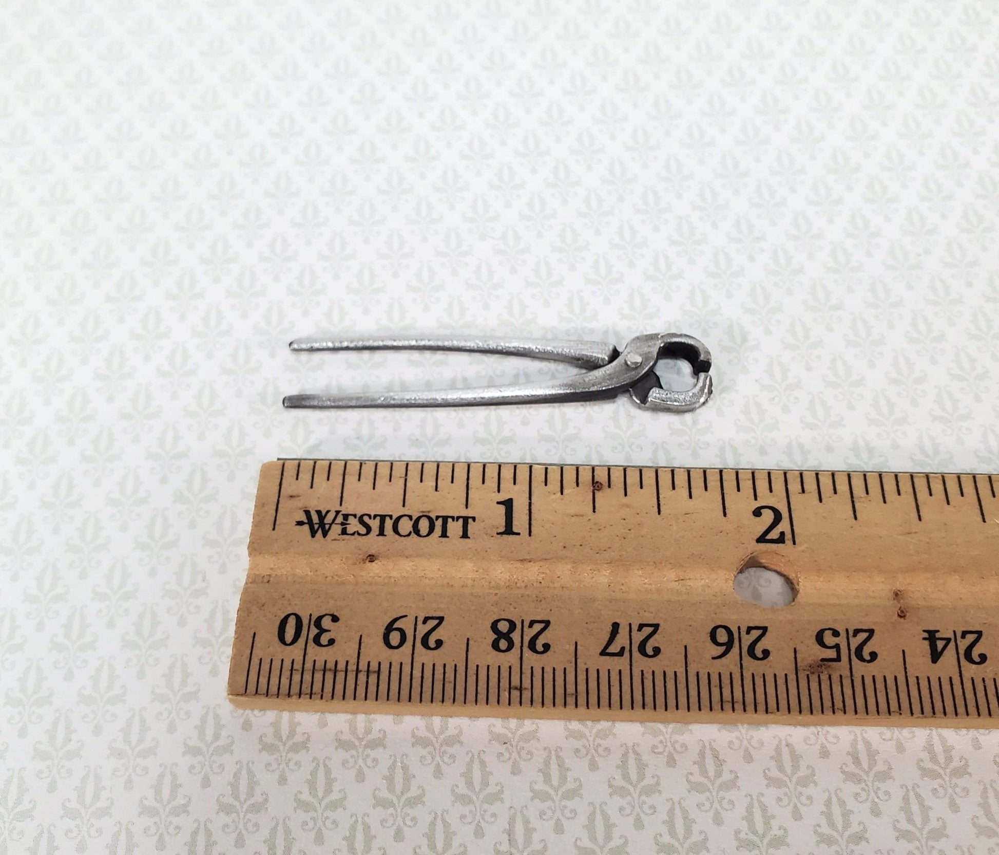 Dollhouse Blacksmith Tongs Metal 1:12 Scale Miniature by Sir Thomas Thumb - Miniature Crush