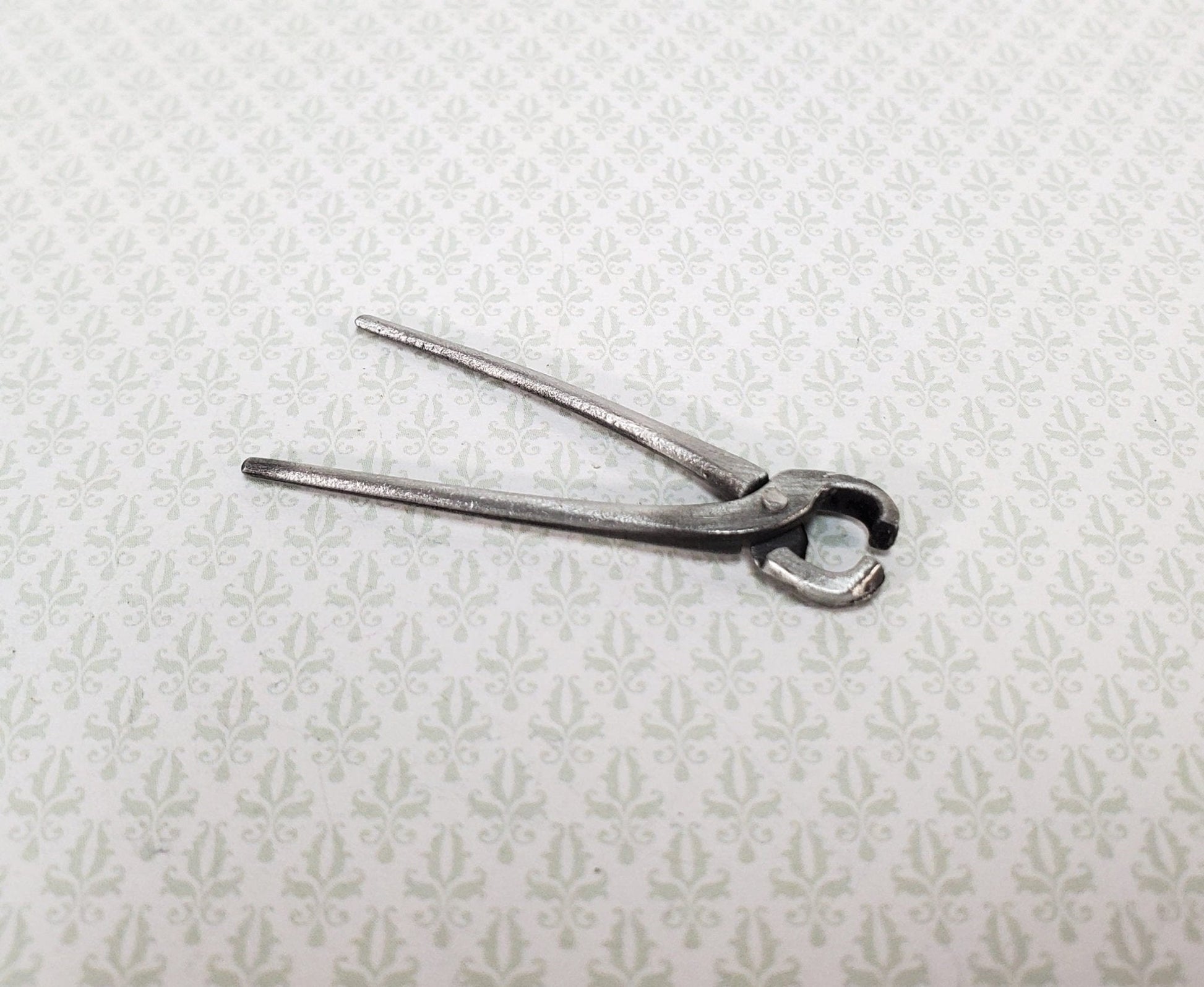 Dollhouse Blacksmith Tongs Metal 1:12 Scale Miniature by Sir Thomas Thumb - Miniature Crush