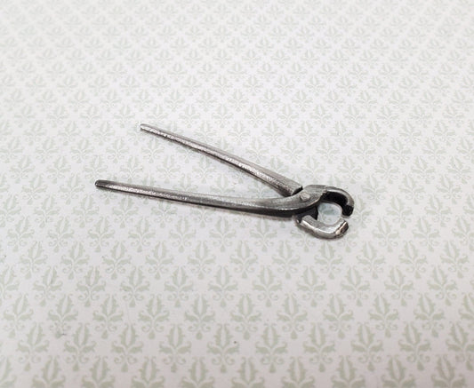 Dollhouse Blacksmith Tongs Metal 1:12 Scale Miniature by Sir Thomas Thumb - Miniature Crush