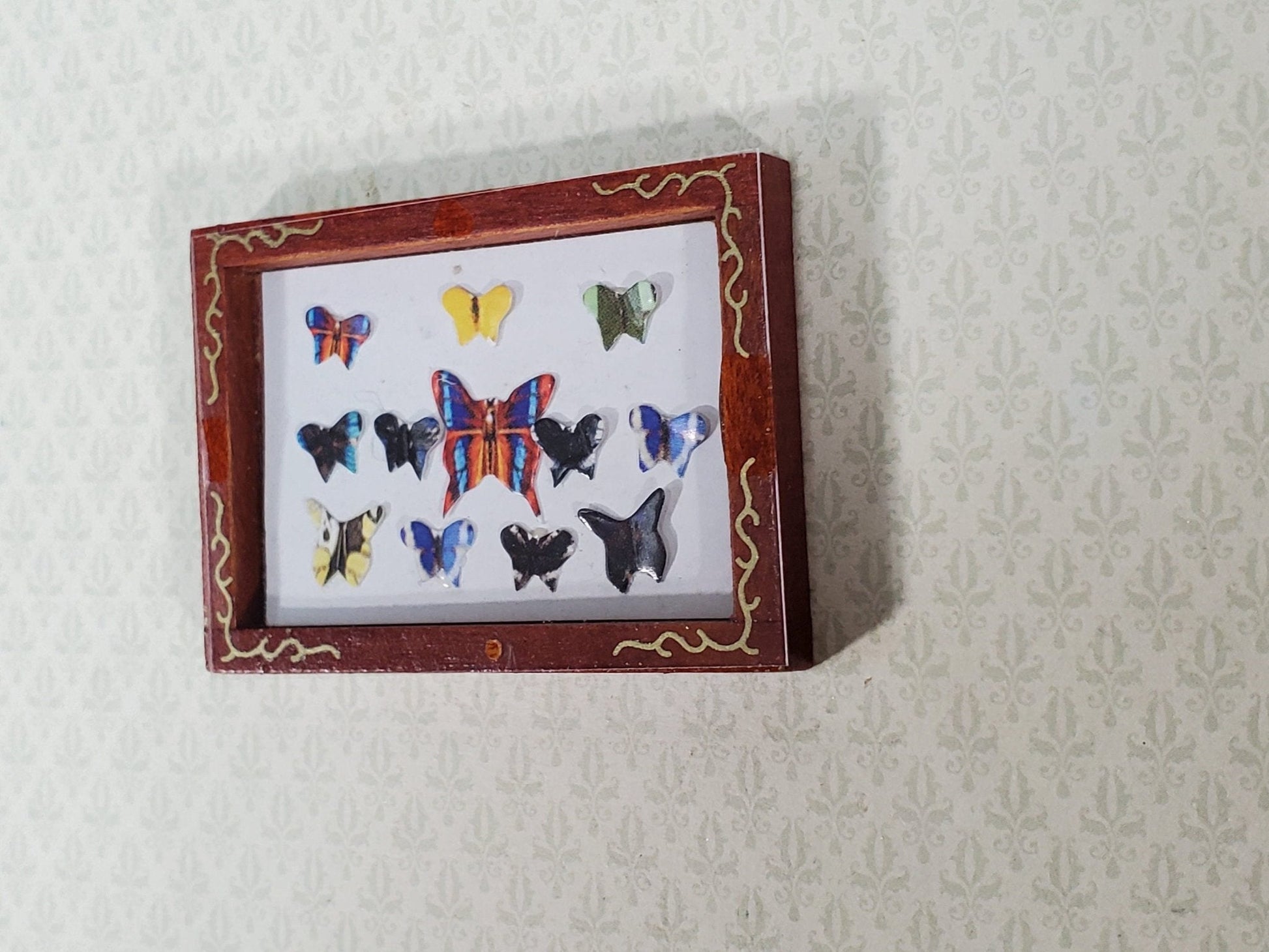 Dollhouse Butterfly Shadow Box 1:12 Scale Miniature Decor Accessories - Miniature Crush