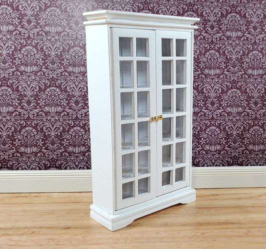 Dollhouse Cabinet Pantry Small Profile WHITE 1:12 Scale Miniature Furniture - Miniature Crush