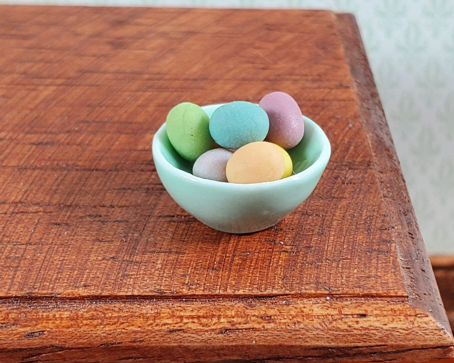 Dollhouse Colored Easter Eggs Set of 7 1:12 Scale Food Groceries Kitchen - Miniature Crush