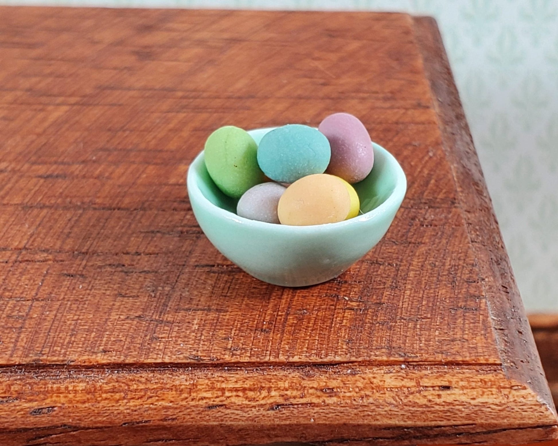 Dollhouse Colored Easter Eggs Set of 7 1:12 Scale Food Groceries Kitchen - Miniature Crush