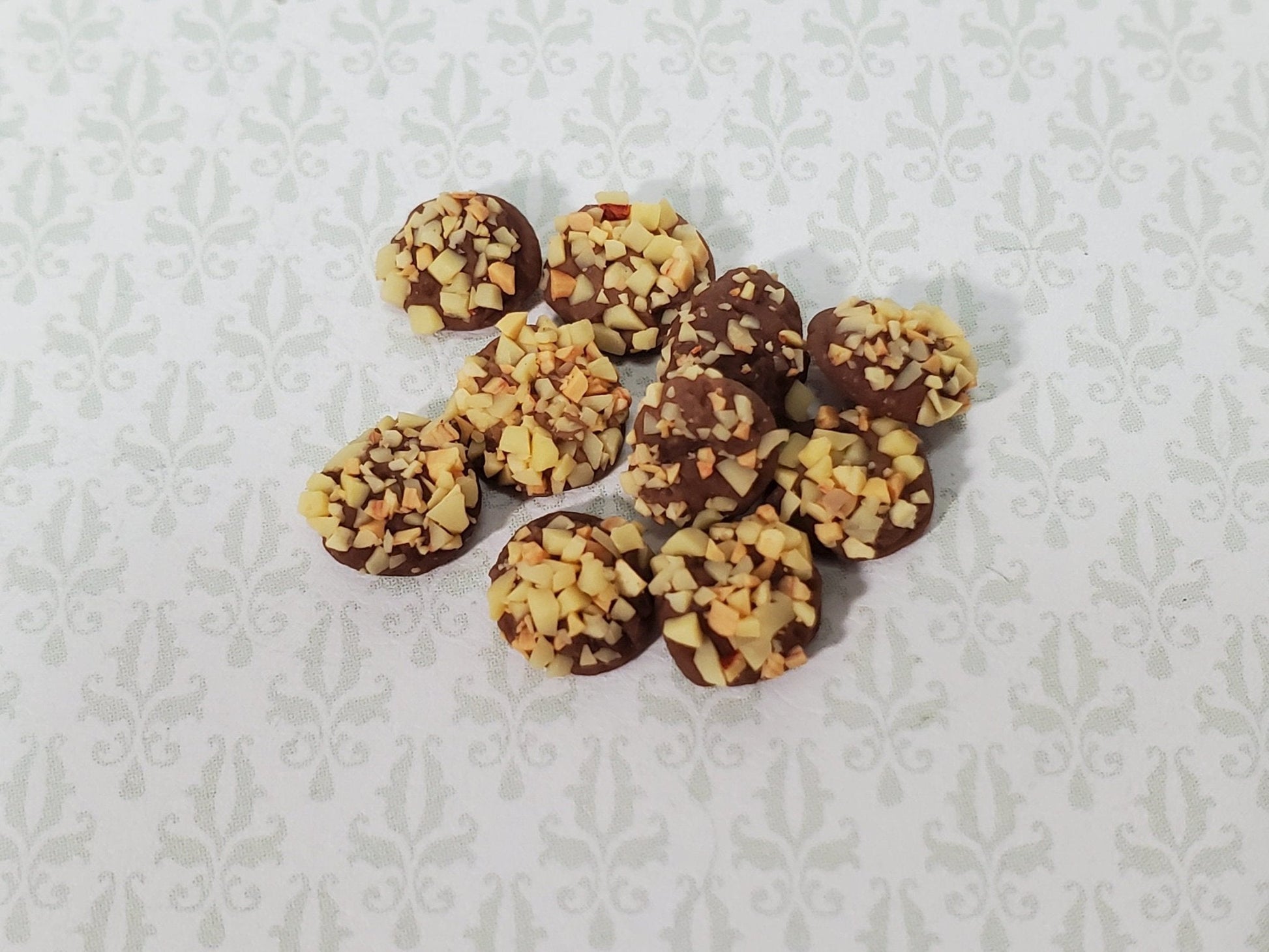 Dollhouse Cookies Set of 10 Chocolate with Nuts 1:12 Scale Miniatures Food Groceries - Miniature Crush