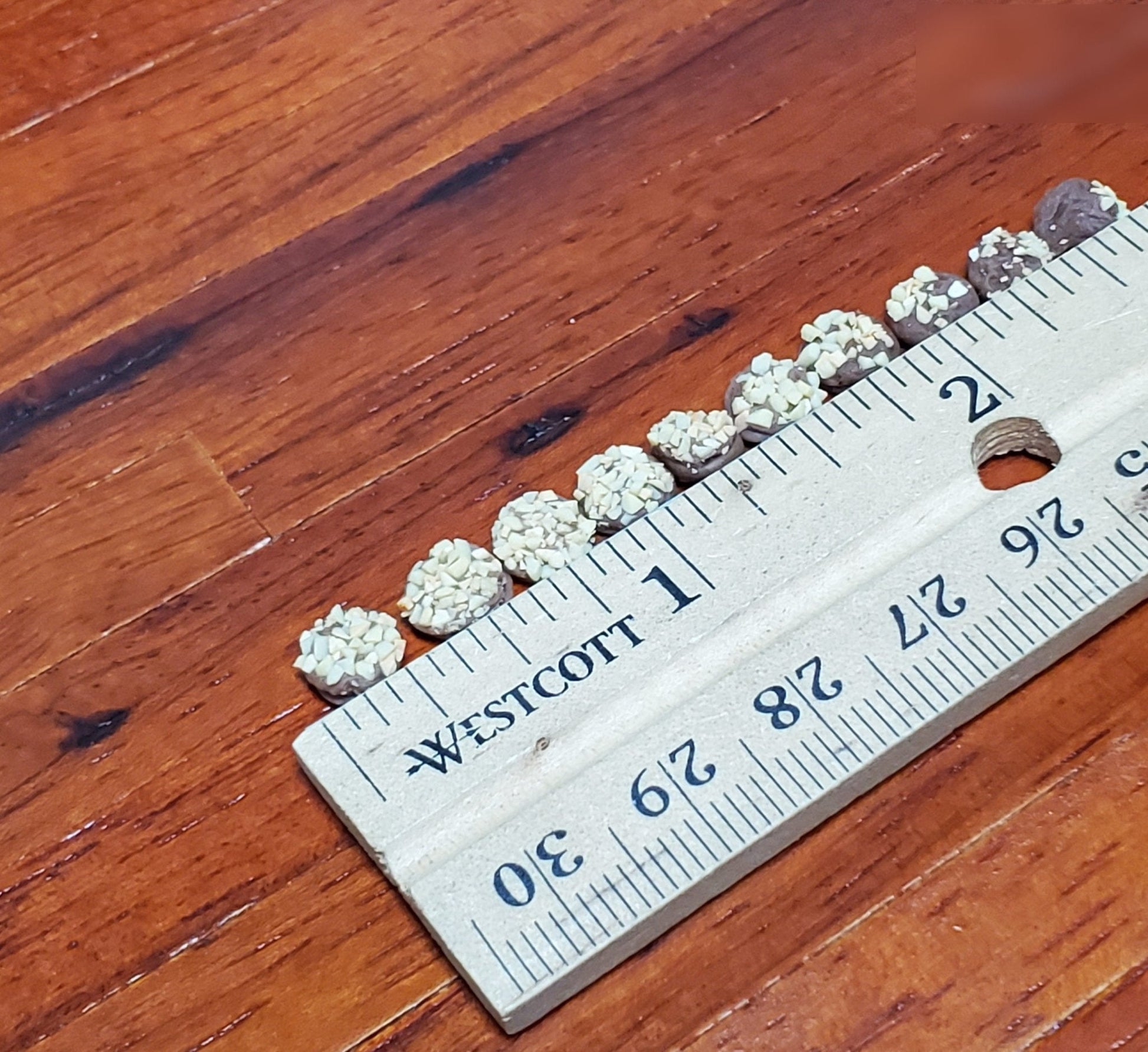 Dollhouse Cookies Set of 10 Chocolate with Nuts 1:12 Scale Miniatures Food Groceries - Miniature Crush