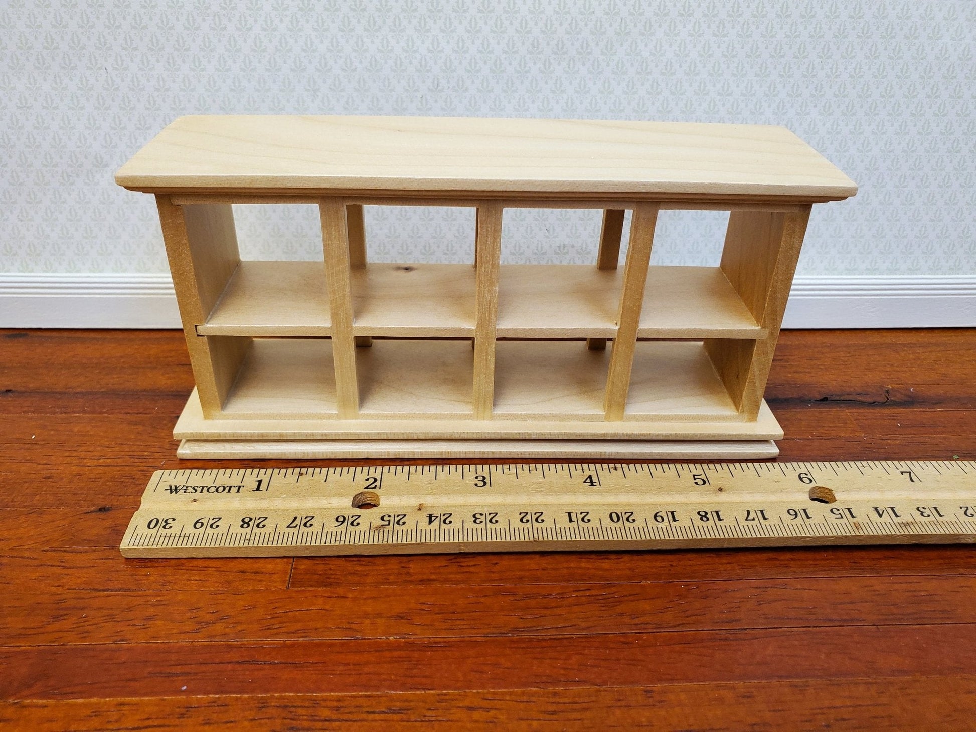 Dollhouse Display Counter for Bakery Store or Shop 1:12 Scale Miniature Furniture Light Pine Finish - Miniature Crush