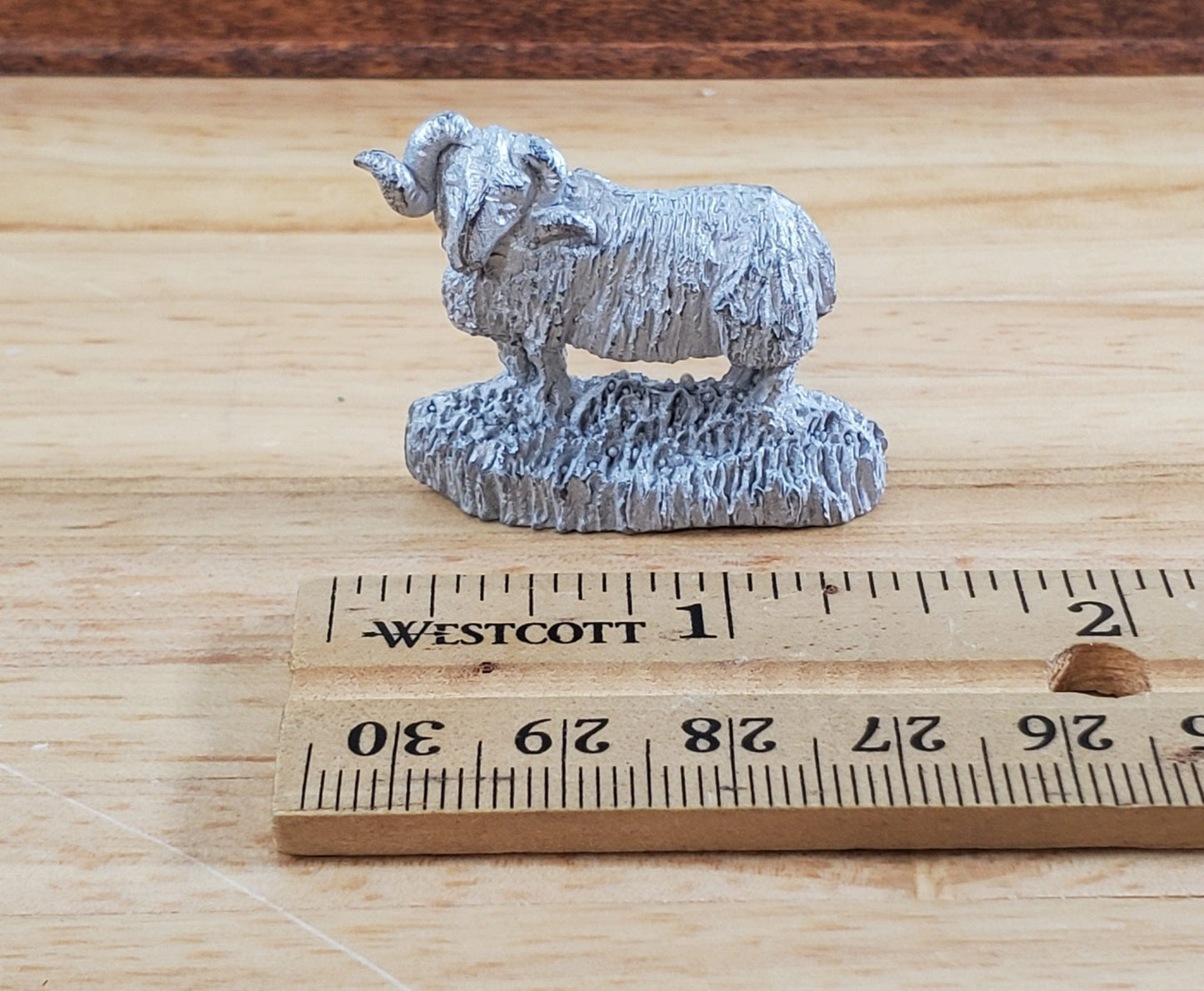Dollhouse Door Porter Stopper Stop Ram Big Horn Sheep Cast Metal 1:12 Scale Phoenix Model - Miniature Crush