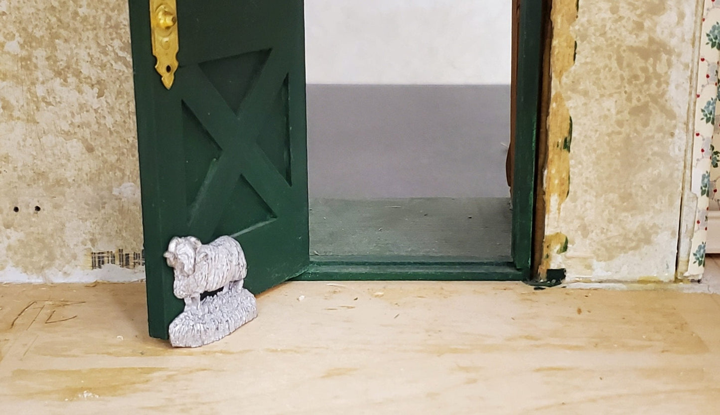 Dollhouse Door Porter Stopper Stop Ram Big Horn Sheep Cast Metal 1:12 Scale Phoenix Model - Miniature Crush
