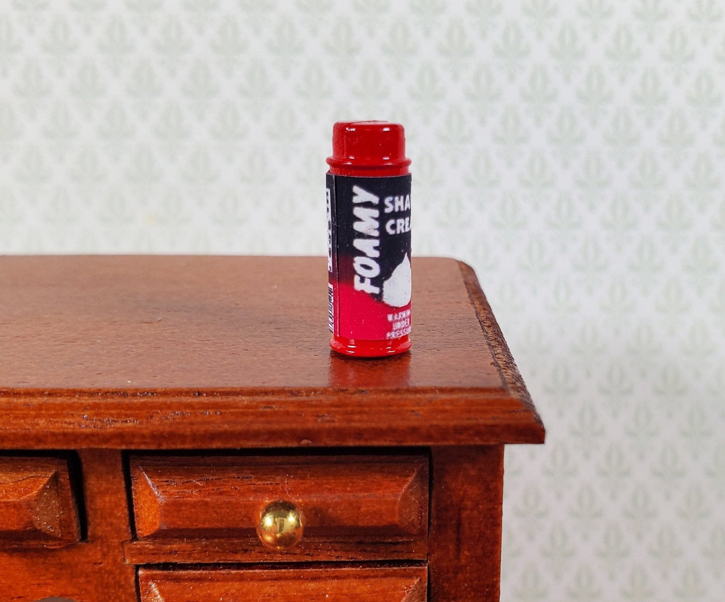 Dollhouse Foamy Shaving Cream 1:12 Scale Miniature Accessories Modern Bathroom - Miniature Crush