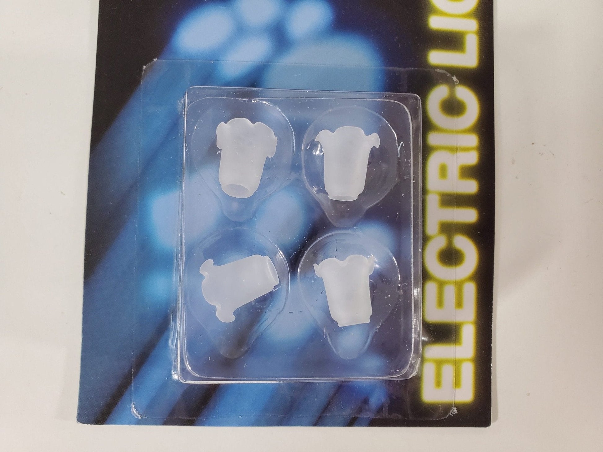 Dollhouse Glass Tulip Shades Set of 4 Frosted 1:12 Scale Miniature DIY Lamps - Miniature Crush