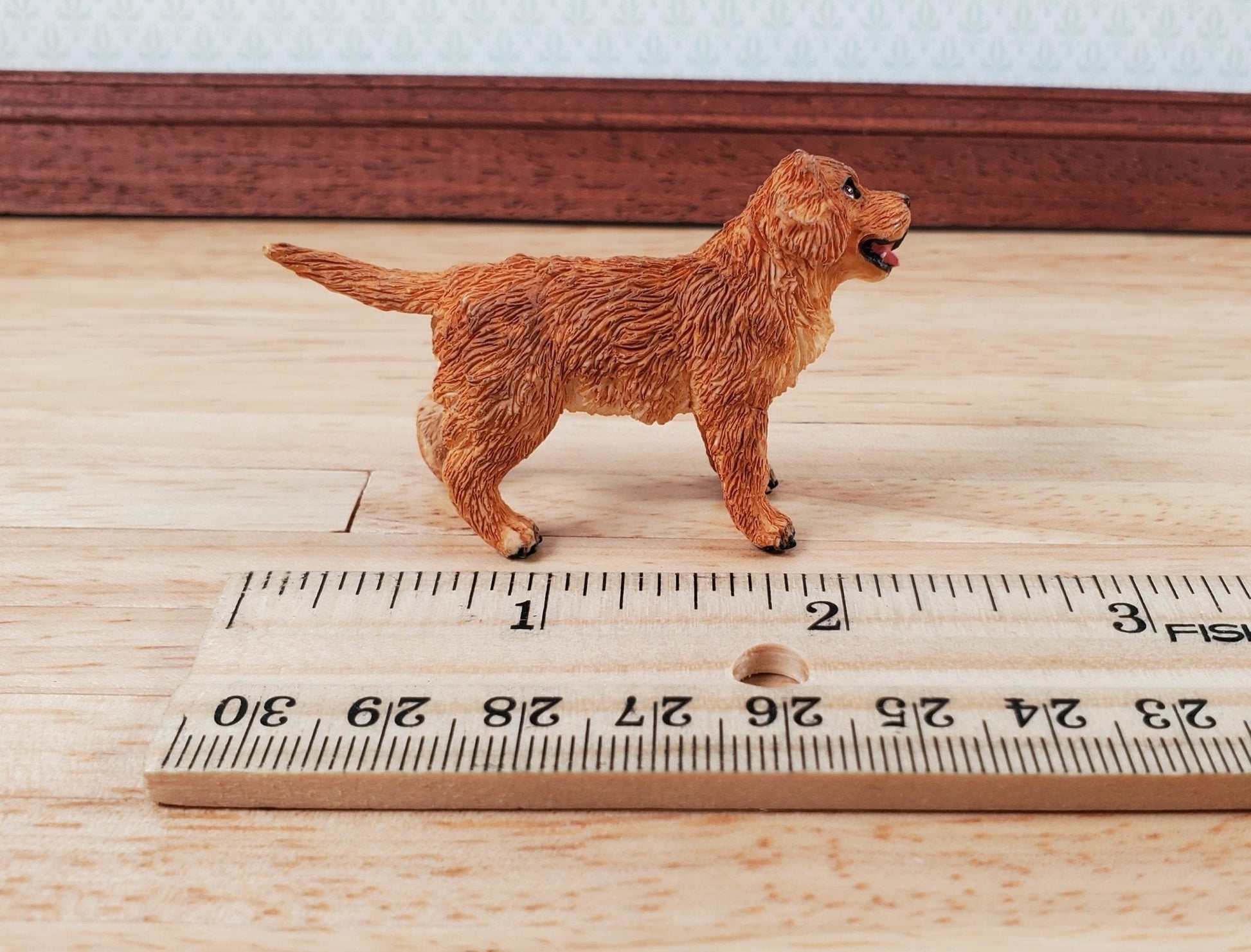 Dollhouse Golden Retriever Puppy Dog Pet 1:12 Scale Miniature Animal - Miniature Crush