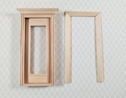 Dollhouse HALF SCALE 1:24 Door with "Glass" Insert HWH6033 Houseworks - Miniature Crush
