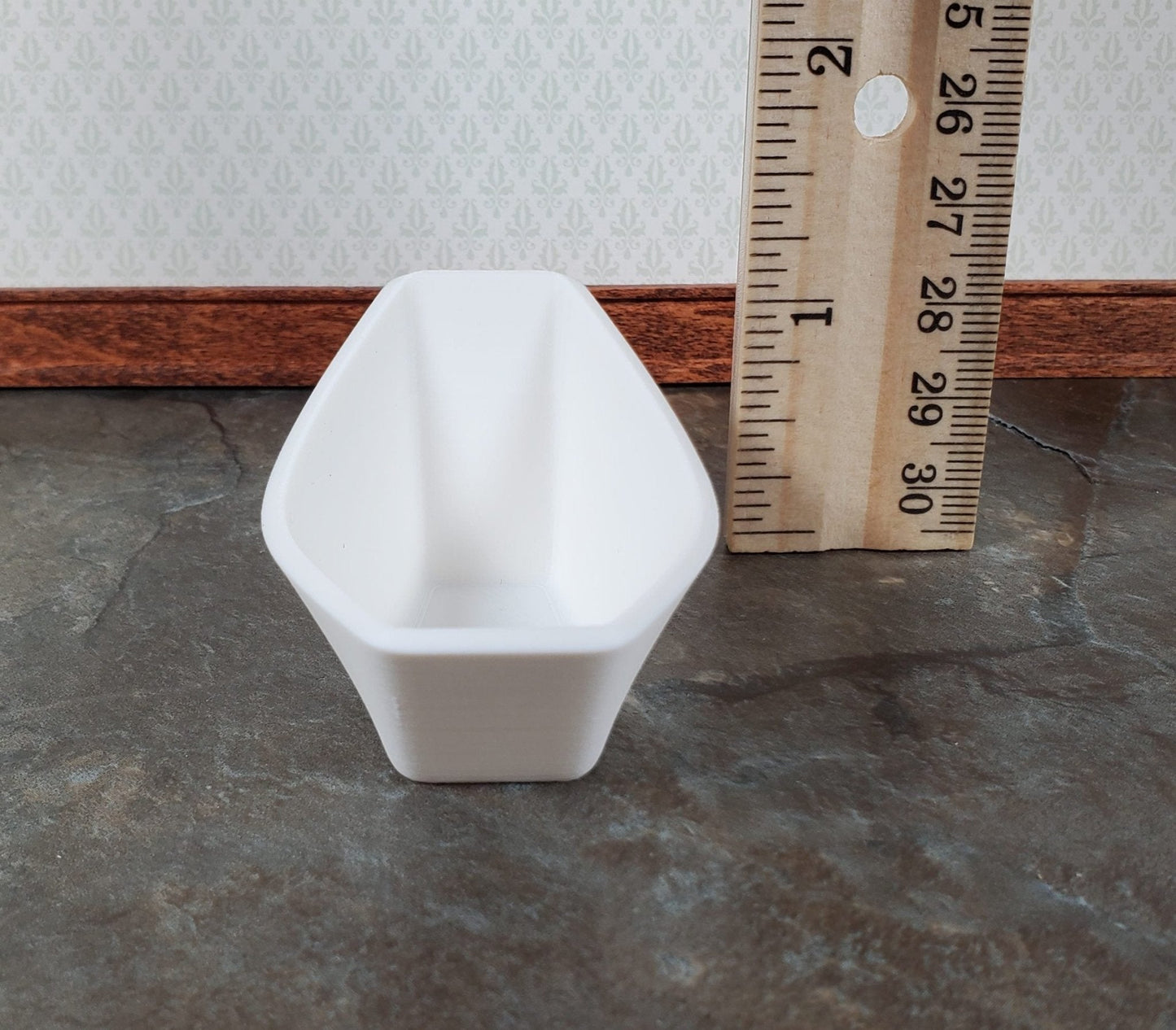 Dollhouse HALF SCALE Bathtub Soaking Tub Modern Style Farmhouse 1:24 Miniature - Miniature Crush