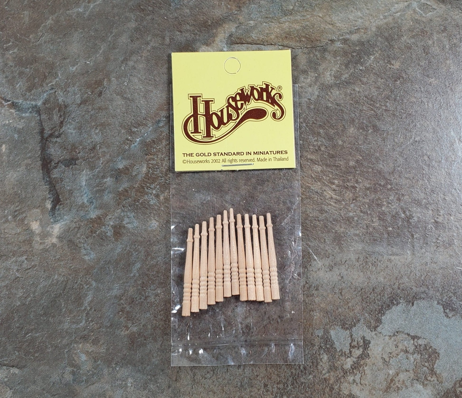 Dollhouse HALF SCALE Spindles 1:24 Miniature Stair or Porch Railings HWH7009 - Miniature Crush