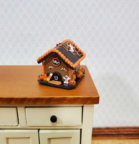 Dollhouse Halloween Gingerbread House 1:12 Scale Miniature Decoration - Miniature Crush
