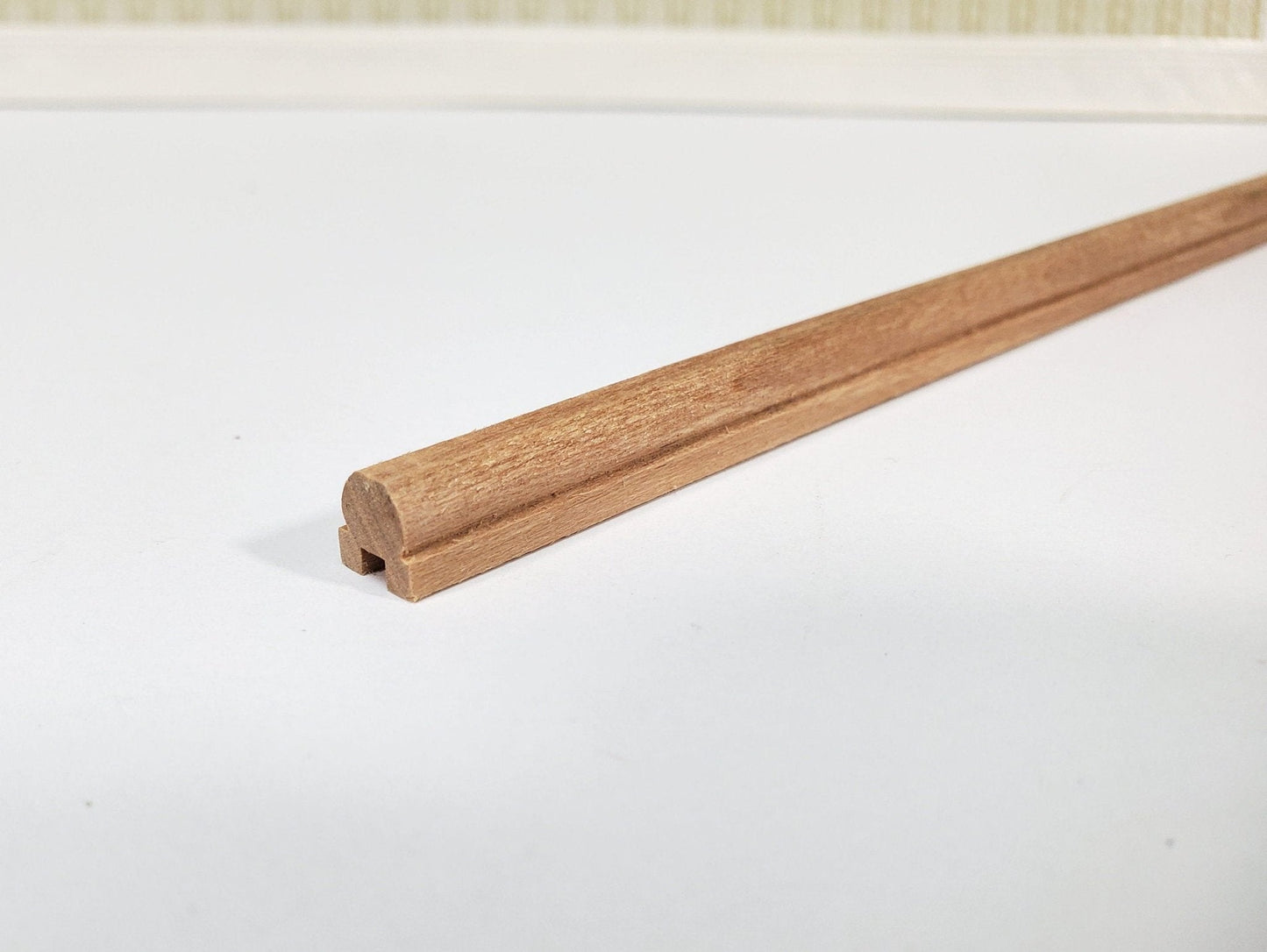 Dollhouse Handrail Banister for Stairs 5/16" w x 17 3/4" long 1:12 Scale Miniature - Miniature Crush