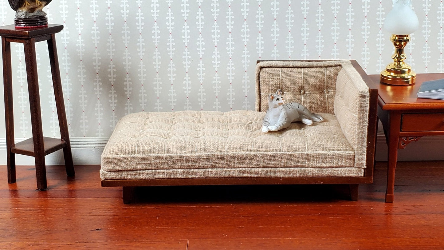 Dollhouse JBM Chase Sofa Mid Century Modern 1:12 Miniature Furniture Couch - Miniature Crush