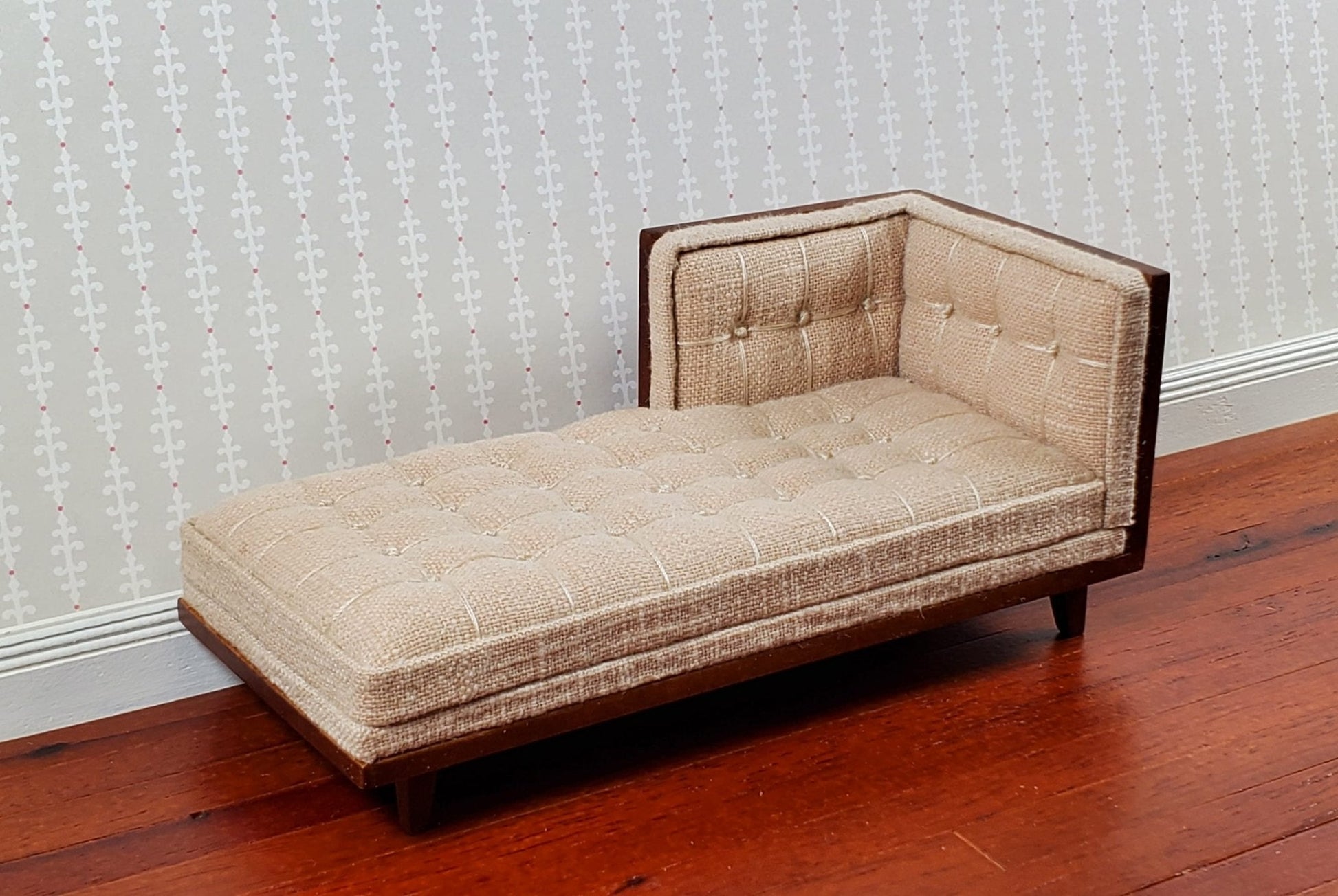 Dollhouse JBM Chase Sofa Mid Century Modern 1:12 Miniature Furniture Couch - Miniature Crush