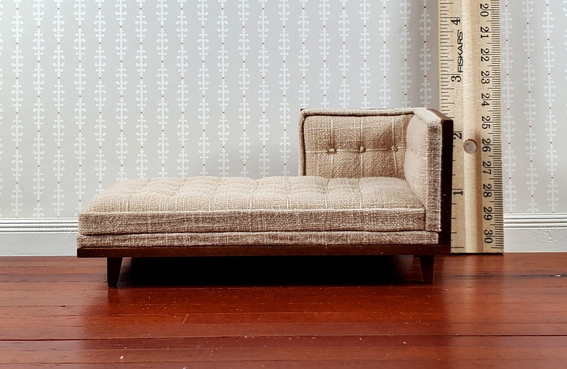 Dollhouse JBM Chase Sofa Mid Century Modern 1:12 Miniature Furniture Couch - Miniature Crush