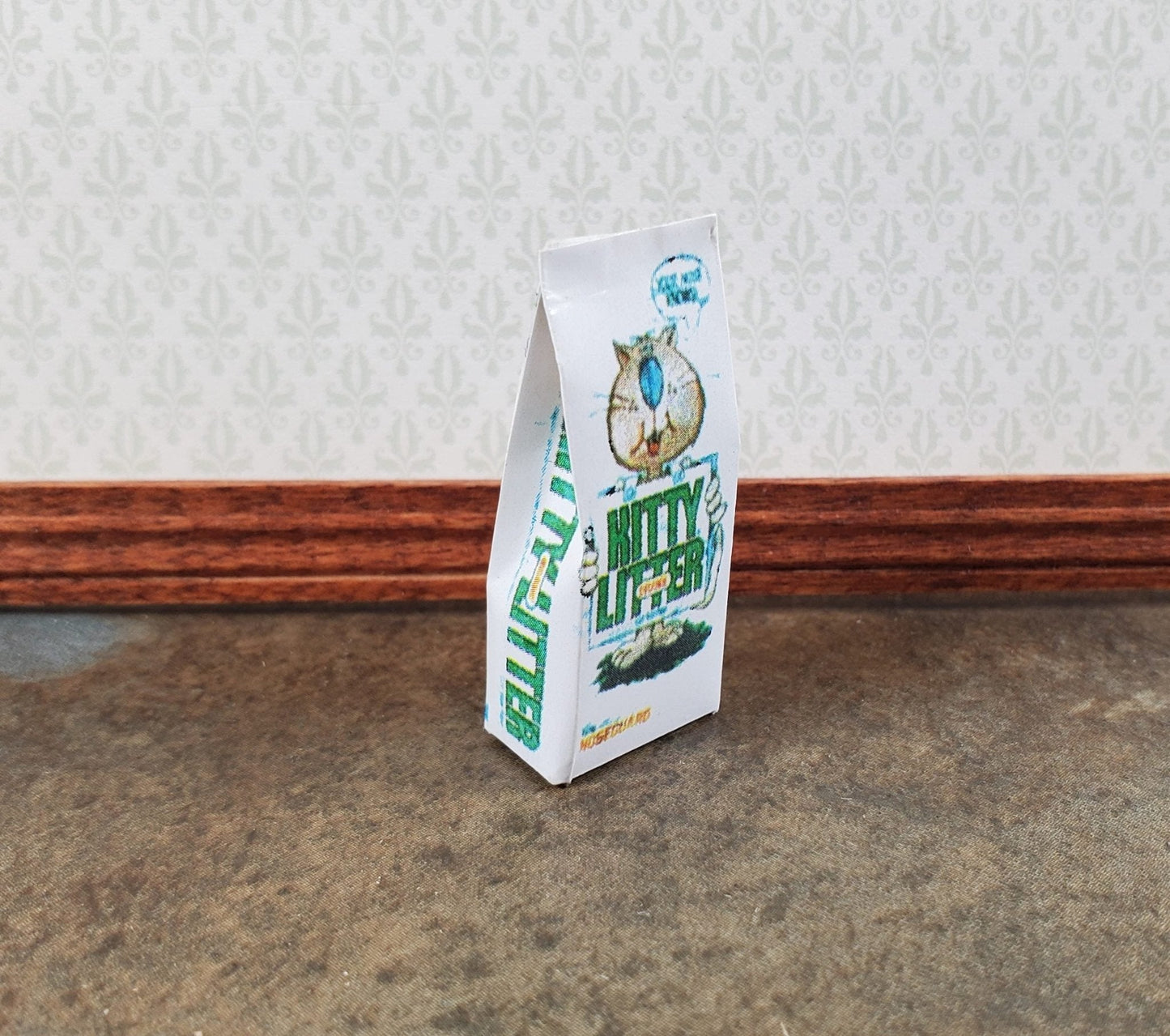 Dollhouse Kitty Cat Litter Bag 1:12 Scale Modern Miniature - Miniature Crush