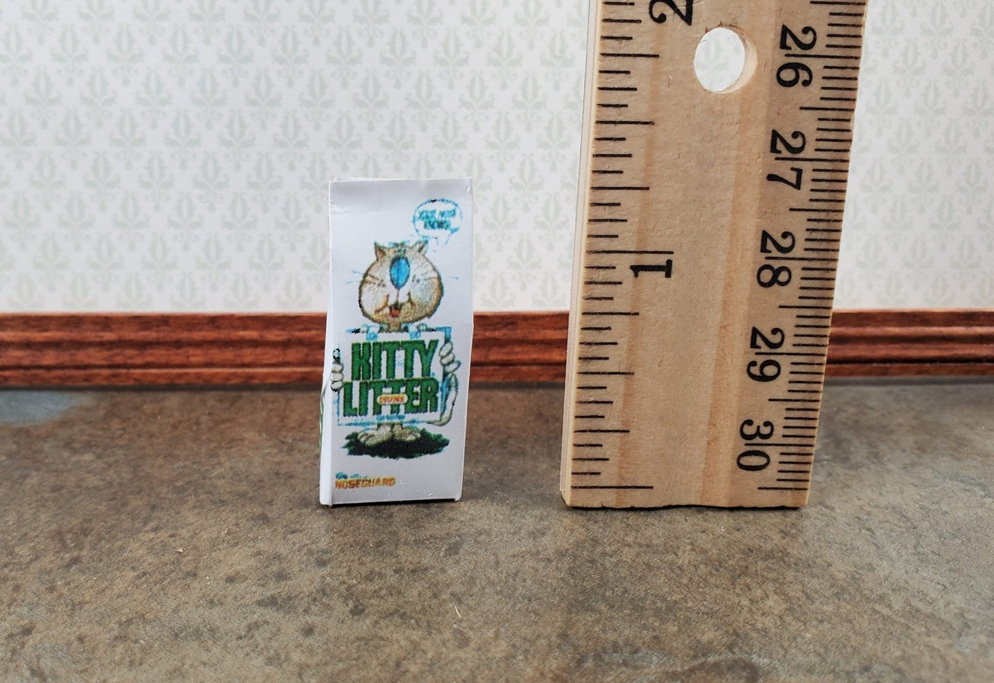 Dollhouse Kitty Cat Litter Bag 1:12 Scale Modern Miniature - Miniature Crush