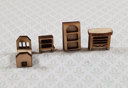 Dollhouse Miniature 1:144 Scale Bedroom Set KIT DIY Bed Dresser ++ Furniture - Miniature Crush