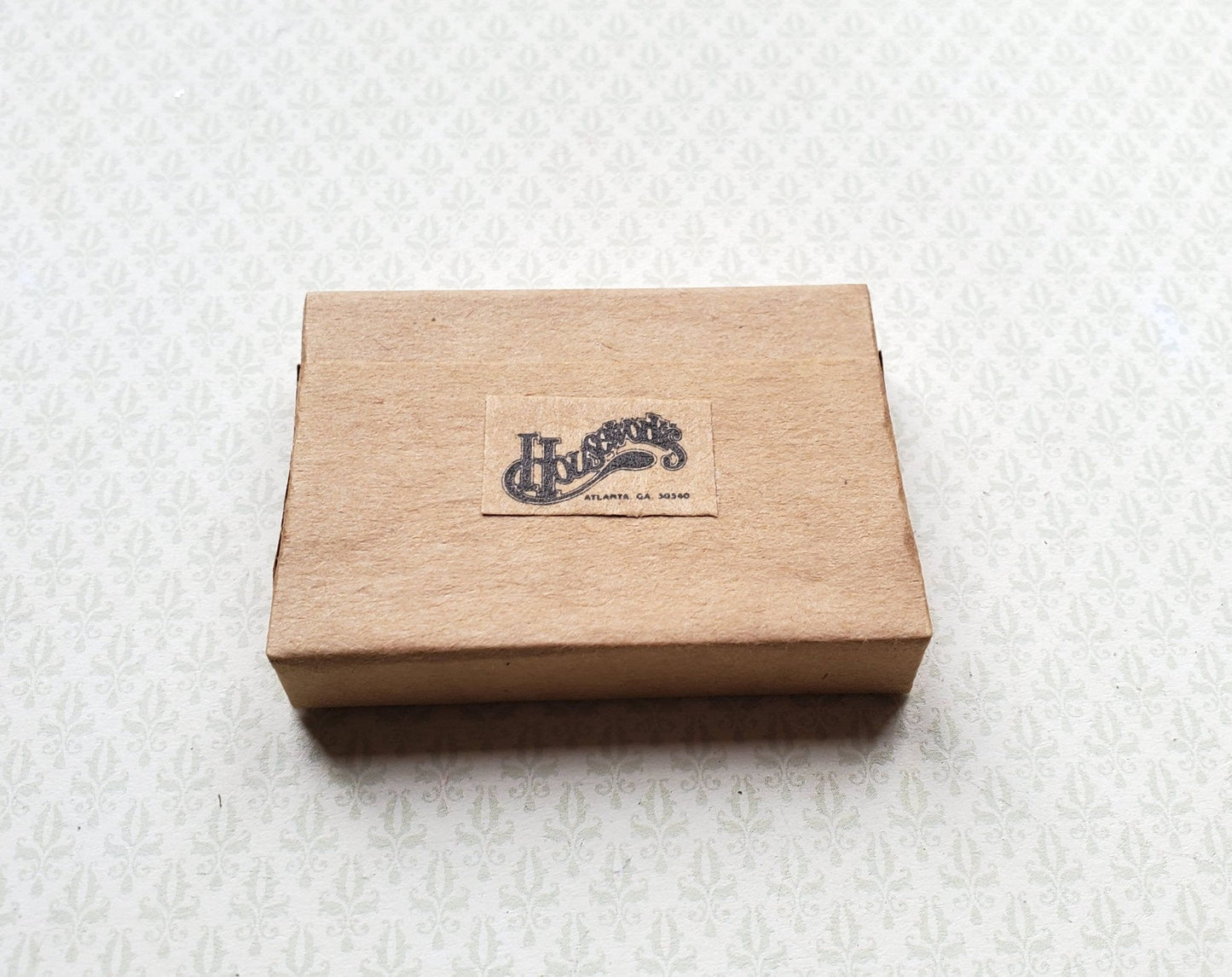 Dollhouse Miniature Box Kit (faux) Paper Wrapped Box "The Victorian" 1:12 Scale Wood - Miniature Crush