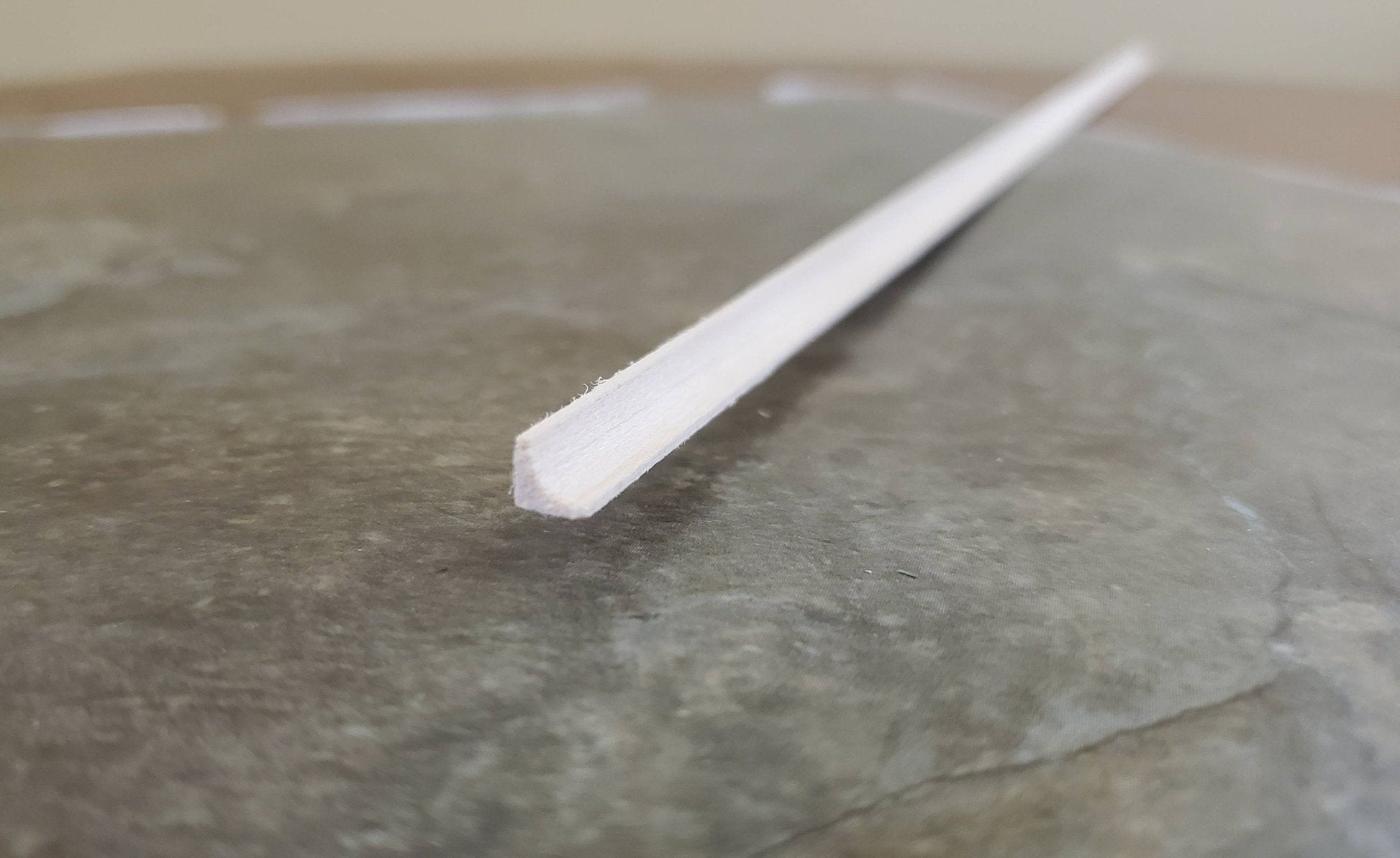 Dollhouse Miniature Cove Molding Trim Wood Strip 3/16" x 18" long 1:12 Scale - Miniature Crush