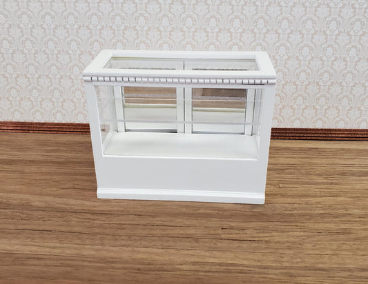 Dollhouse Miniature Display Counter for Bakery Store or Shop 1:12 Scale Furniture White - Miniature Crush