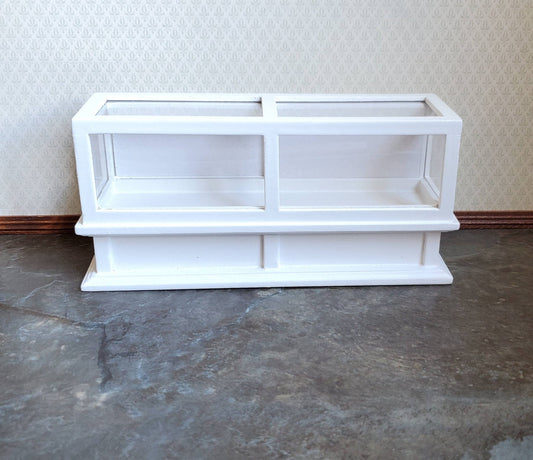 Dollhouse Miniature Display Counter for Bakery Store or Shop 1:12 Scale Furniture White - Miniature Crush